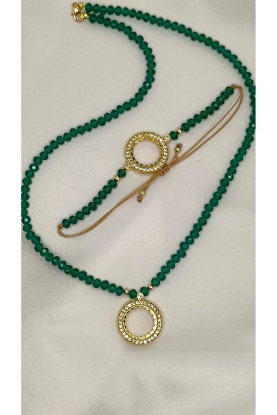 elisitakistory Quarter Gold Matching Necklace, Bracelet Tk