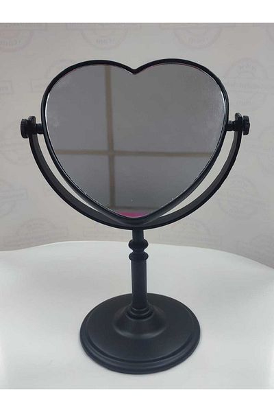 CEPHOME Oglindă Neagră - Model Inimă, Sferă 2 Fețe 917250