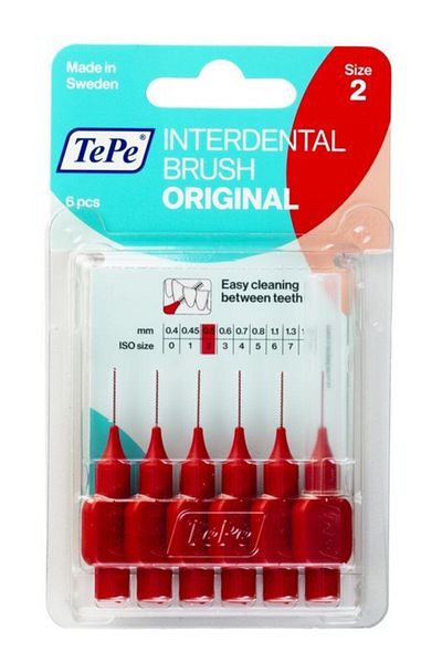 TePe Interface Brush Red 0.5 Mm Set of 6