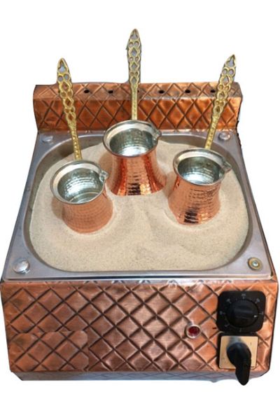 KUTLU TİCARET Copper Sand Coffee Machine