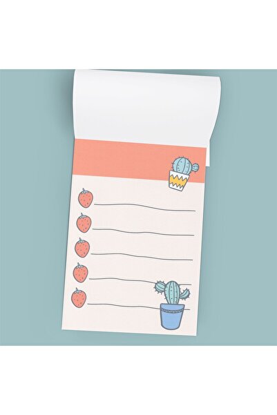 1 Adet - A6 Ebat Mini Bloknot, Notepad, Memopad, Yapılacaklar Listesi, Planlayıcı, To Do List