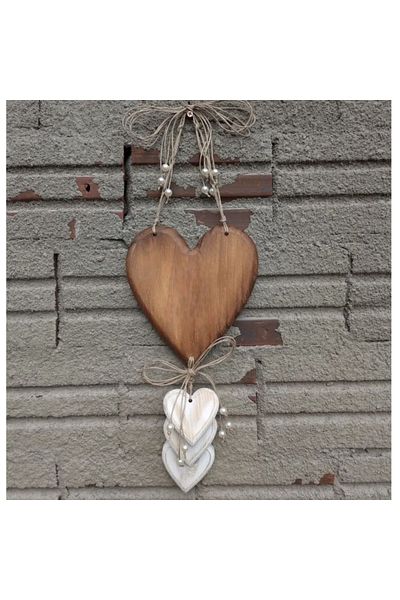 AFRALYAHOME Στολίδι ξύλινης πόρτας, ξύλινο στολίδι τοίχου χειροποίητο