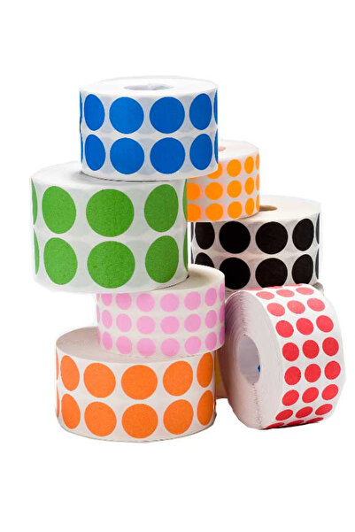 Tanex Point Label 25 mm White Single Box of 2500 1 Package
