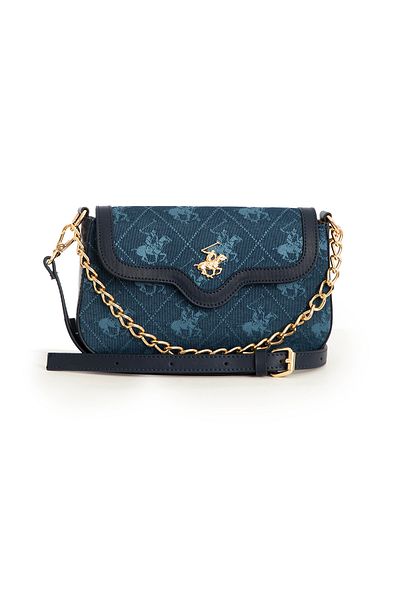 Beverly Hills Polo Club Denim Women's Shoulder Bag - Model 05BHPC8039