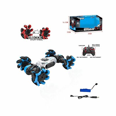 Vardem Syr-666-810 Kumandalı Şarjlı 2.4g Açılır Tekerlekli Akrobat Araba