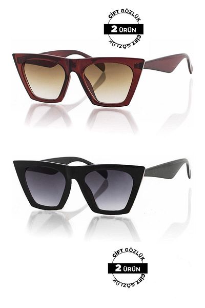 Della Pianto Unisex Sunglasses 2-Piece Product