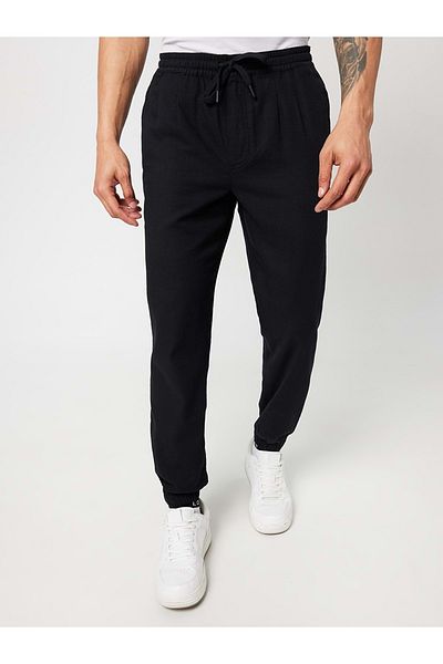 Loft Men's Black Trousers LF2029015 - 34 ST07492