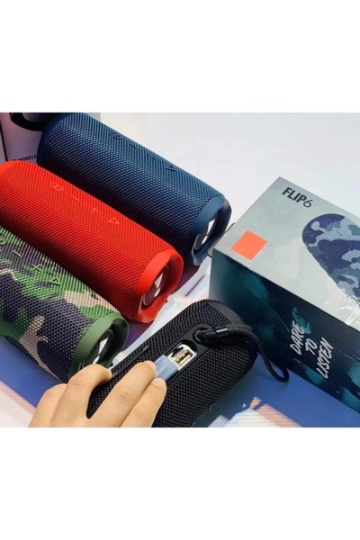 HASUBA Flip6 Bluetooth Hoparlör Tws Özellikli Kablosuz Speaker Ses Bombası IPX7