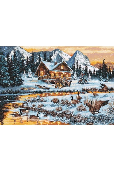 Bursa İpek LUCA-S ARTGOBLEN BASKISIZ KANAVİÇE KİTİ B590