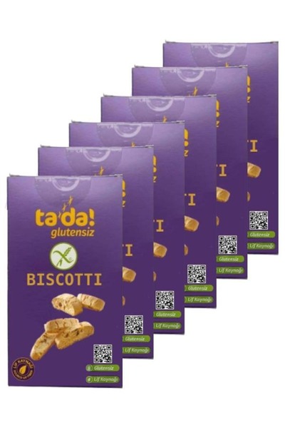 Tada Glutensiz Gluten Free Biscotti 110 Gr (6 Adet)