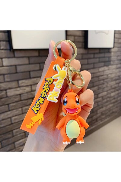 Bluoksweet Charmander pokemon kız erkek çocuk oyuncak anahtarlık