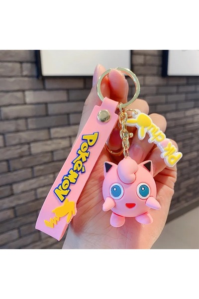 Bluoksweet Jigglypuff pokemon kız erkek çocuk oyuncak anahtarlık