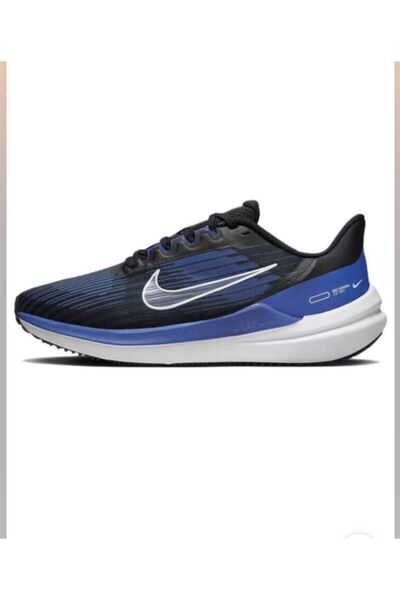Nike Air Winflo 9 Mavi Siyah Unisex Koşu Spor Ayakkabısı