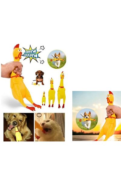 sengenegel 30cm Shouting Sound Shouting Rooster Chicken Dog Cat Toy