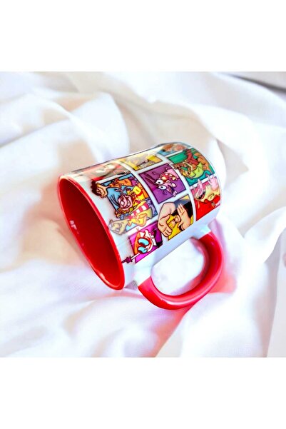 mug shop 90 قطعة من الأفلام المخططة - أكواب بتصميم توم وجيري، سكوبي دو، فلينتستون وبونز باني