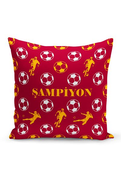 Bertille Home Football Series Fan Child Baby Cushion Cover (Kids Children Cushion Cover)