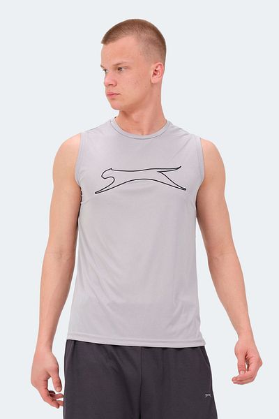 Slazenger Γκρι ανδρικό μπλουζάκι NELU