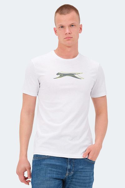 Slazenger Λευκό ανδρικό μπλουζάκι - VEDRAN KTN