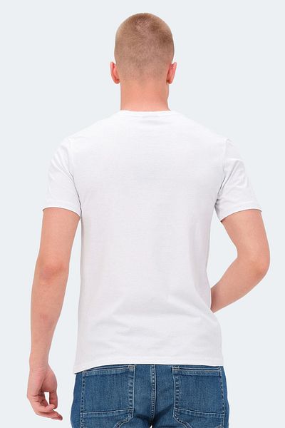 Slazenger Λευκό ανδρικό μπλουζάκι - VEDRAN KTN