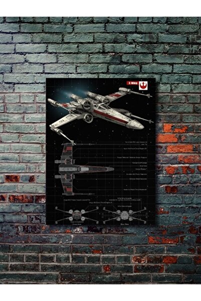 ZNC X-Wing - Star Wars - Gemi Şemaları - Film & Dizi Posterleri, Özel Tasarım...