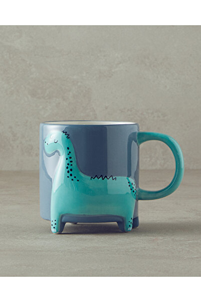 English Home Blue Tiny Dinosaur Dolomite Mug