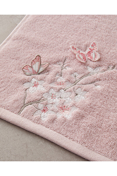 English Home Набір бавовняних рушників для обличчя рожевого кольору Mariposa