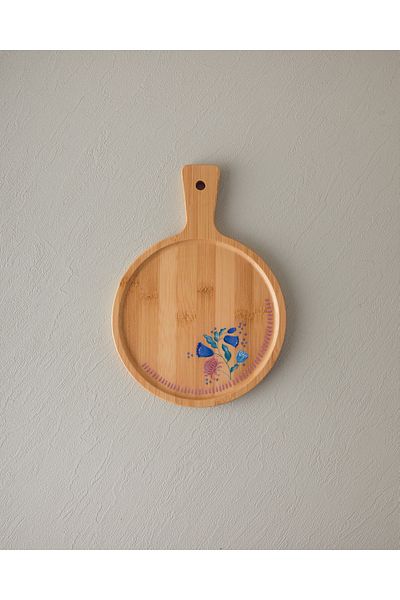 English Home Colorful Bamboo Presentation Board - Carnical Posy