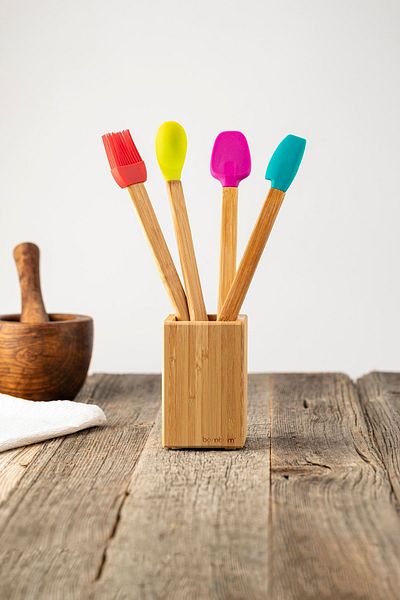 ASYA BAZAAR Zolly Bamboo - Set of 5 Spoons