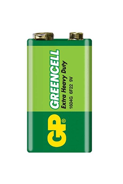 GP 1604GLF-2S1 Greencell 9 Volt Pil (10'lu Paket)