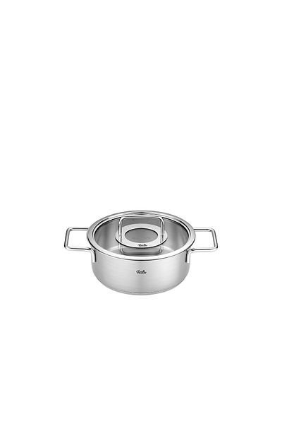 Fissler Pure Collection - 9 Piece Steel Pot Set with Glass Lid