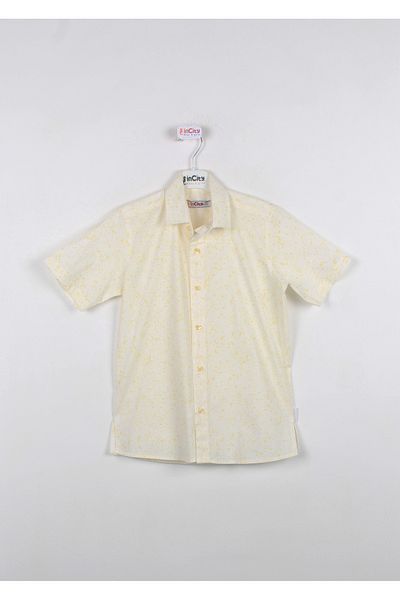 incity Boy's Short Sleeve Printed Shirt