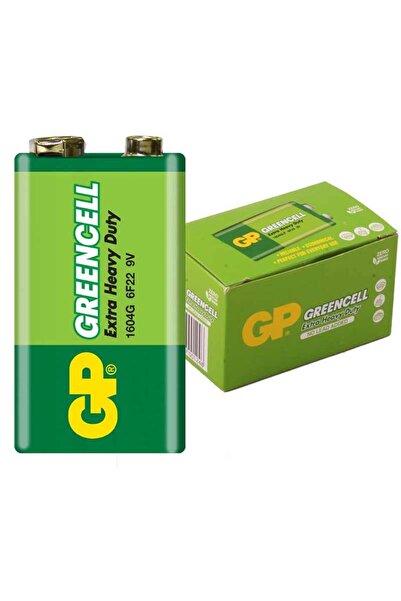 GP 1604GLF-2S1 Greencell 9 Volt Pil (10'lu Paket)
