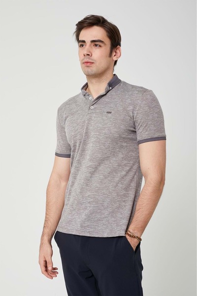 COONLESS YAKASI TRİKO POLO YAKA ERKEK TSHİRT Antrasit