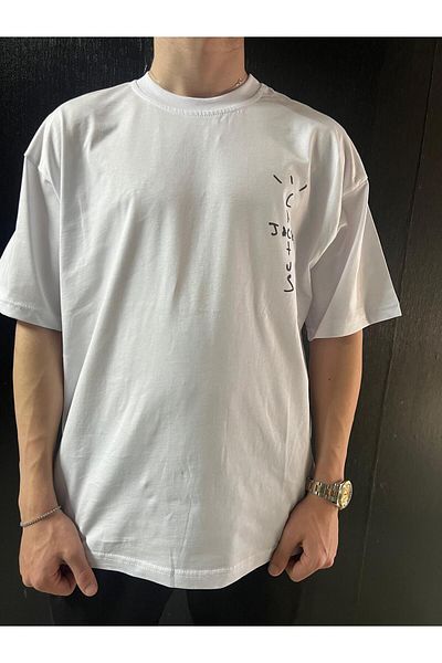 EZRA Μπλουζάκι Unisex Oversize με στάμπα