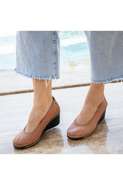 CONSUELO Rok din piele cu balerină înaltă