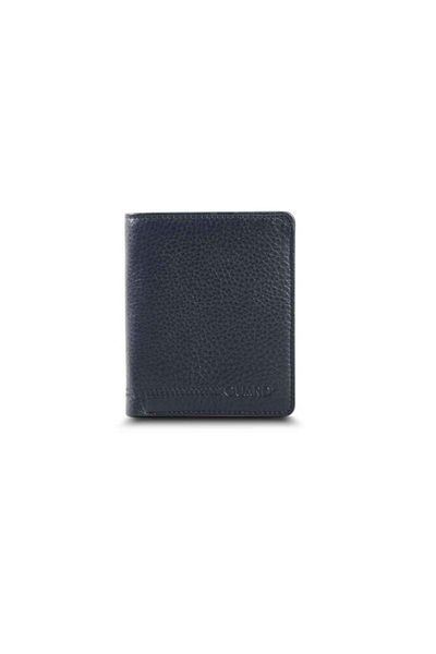 GUARD Dark Blue Men's Wallet with Medium Double Plug and Coin Compartment