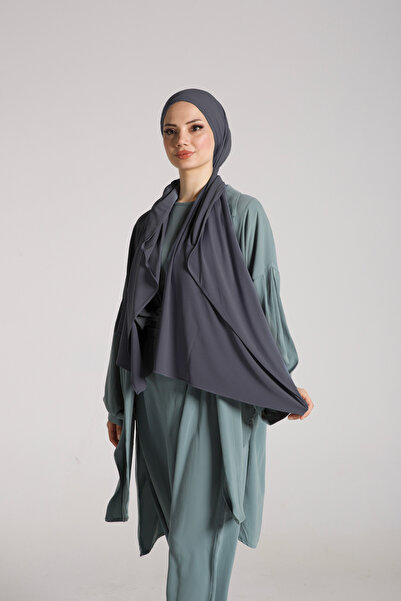 Marsilea Antrasit Premium Şal 70*180