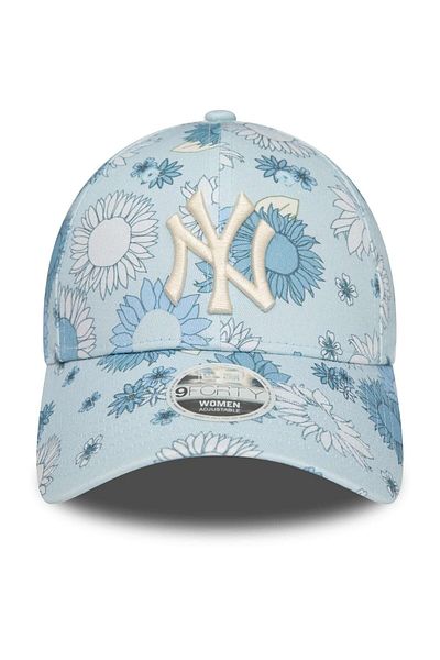 NEW ERA Șapcă New York Yankees Wmns Floral AOP 9FORTY - Albastru