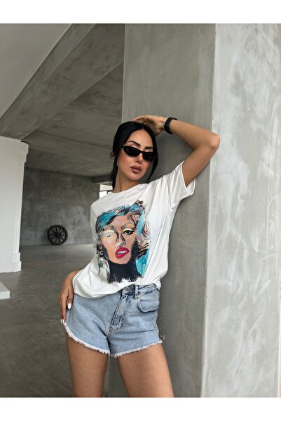 Fiori Marilyn Printed T-Shirt