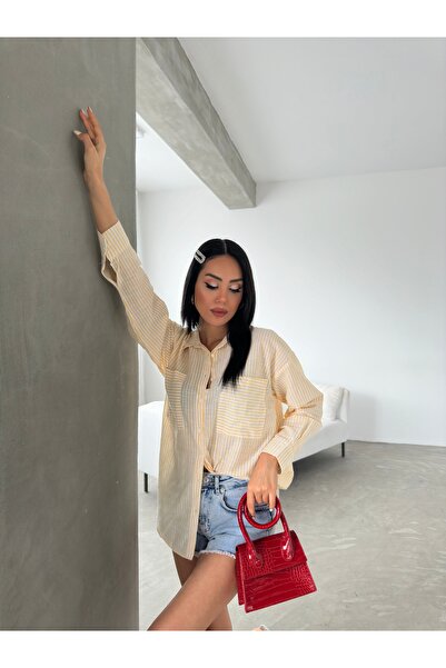 Fiori Καλοκαιρινό ριγέ πουκάμισο