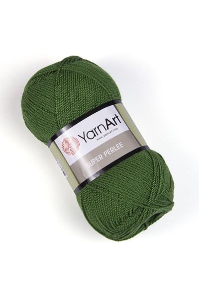 Yarnart Super Perlee - Χειροποίητο νήμα πλεξίματος Grass Green-248
