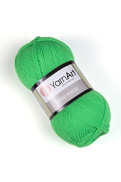 Yarnart Super Perlee - Πλεκτό Νήμα Πράσινο-8233