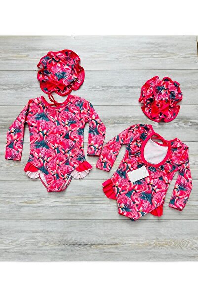 YİGİT BUTİK Yigit Butik - Κοριτσίστικο μαγιό με καπέλο