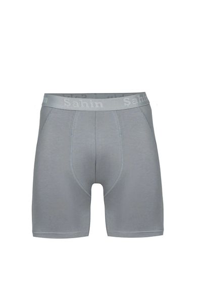 Şahin Men's Long Boxers - 47% Modal, 47% Cotton, 6% Elastane, 3 Pieces Super Soft