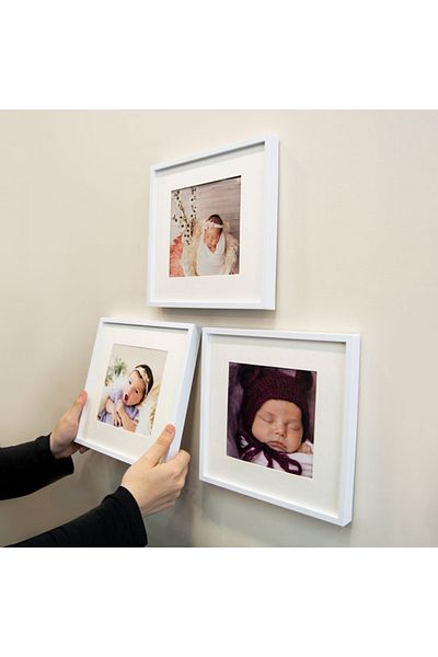 Nobbystar White Photo-Free Plug-In Square Frame