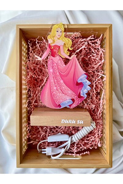 mogokids Prenses model bebek çocuk odası masa lambası aydınlatma