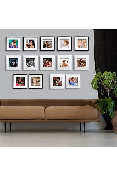 Nobbystar White Photo-Free Plug-In Square Frame