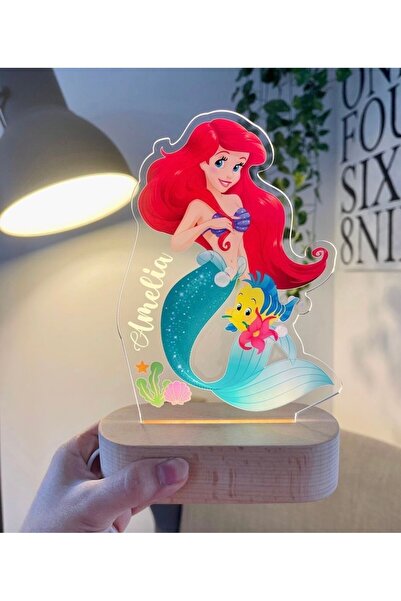 mogokids Deniz kılı  bebek çocuk odası masa lambası  aydınlatma isimli