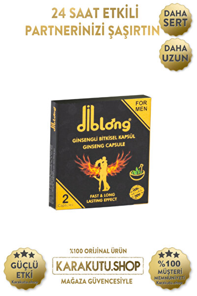 Diblong Kapsül | Karakutu.shop | Cinsel İstek | Performans Artrıcı