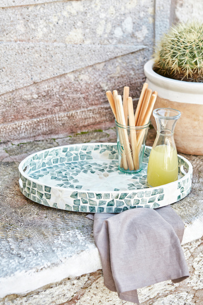 Karaca Home Katie Dekoratif Tepsi 40x27x5 cm